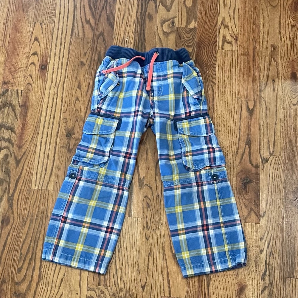 Mini Boden plaid pants. 5 year old